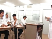 Sexy teacher Iioka Kanako get rammed hard