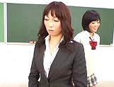 Sexy Asian teacher gets fucked by her student picture 18