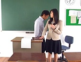 Hirose Yoko has her twat rammed in class picture 12