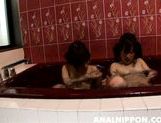 Asian beauties enjoy playing in the shower picture 15