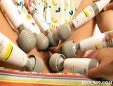 Yoshine Kimura Huge Toying Asian babe Likes Huge Vibrators For Fun picture 26