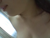 Busty Asian teen, Mai Misaki, gets her big tits squeezed and pussy hammered hard picture 75