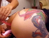 Sexy tattooed milf with bubble ass gets anal fucking experience picture 39