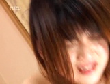 Hairy Asian teen Rua Mochizuki fingered and fucked hard and facial picture 59