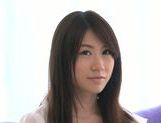 Amateur Risa Hitomi exposing her hairy twat