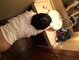Skinny short-haired teen Yuri Shinomiya gets licked and nailed hard picture 62