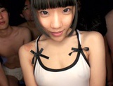 Petite caramel teen Ichigo Aoi gets pounded by young and old dudes picture 2