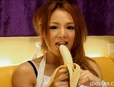 Ai Natsuki Lovely Asian Call Girl Enjoys Her Fruits picture 46