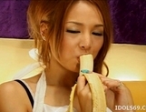 Ai Natsuki Lovely Asian Call Girl Enjoys Her Fruits picture 50