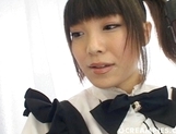 Hina Sakura Sweet Asian Doll Shows Panties And Fucks