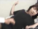 Japanese AV Model Shows Off Her Big Tits While Riding Cock picture 12
