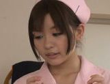 Kinky nurse Mei Hayama treats patient by playing with his dick picture 11