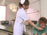 Hot nurse Nono Mizusawa plays naughty with horny patient