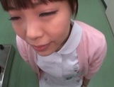 Naughty Asian teen Haruna Ikoma deeptroats horny guy on pov video picture 12