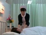 Hot Japanese nurse in some hardcore sex on video picture 11
