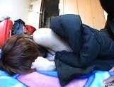 Japanese amateur model is a stay at home creampie picture 13
