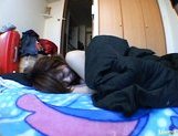 Japanese amateur model is a stay at home creampie picture 15