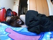 Japanese amateur model is a stay at home creampie
