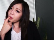 Naughty office chick Nozomi Yui deepthroats her colleague swallows jizz