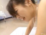 Kinky Asian nurse Akane Ohzora enjoys anal fuck and gangbang action picture 117