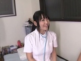 Kui Tanigawa naughty Asian teen enjoys sucking cock picture 17