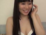 Hand work with a nice teen Japanese AV model picture 29