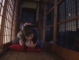 Kaori Sakuragi Asian mature in sexy pantyhose in masturbation scene picture 26