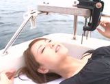 Sexy Asian milf Akiho Yoshizawa is fucked on the boat picture 11