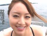 Sexy Asian milf Akiho Yoshizawa is fucked on the boat picture 27