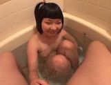 Horny Japanese enjoying pov plasures in the tub picture 11