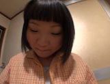 Sweet Japanese teen babe gets screwed and enjoys creampie picture 4