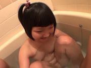 Horny Japanese enjoying pov plasures in the tub