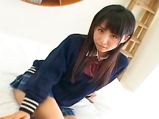 Yuka Osawa Hot Asian schoolgirl gets a double penetration