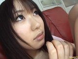 Mona Asamiya Lovely Asian chick who likes rubbing her pussy picture 21