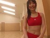 Cute Japanese teen Tsubomi with small tits has fun with sex toys picture 24