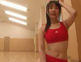 Cute Japanese teen Tsubomi with small tits has fun with sex toys picture 25