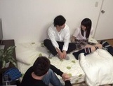 Young Japanese students explore bodies of each other for banging