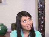 Japanese beauty amazes with her agile mouth