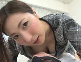 Luscious Asian amateur gives a hot Asian pov hand work picture 4