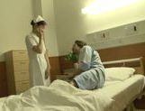 Alluring Japanese nurse in mini bikini enjoys steaming sex