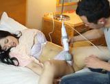 Appealing Japanese milf enjoys deep toy penetration picture 31