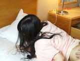 Appealing Japanese milf enjoys deep toy penetration picture 62