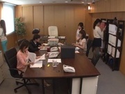 Horny Asian office lady is one hardcore milf for a cock