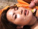 Rio Fujisaki Lovely Asian teen is fucked on the beach picture 158