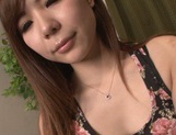 Cute and sexy Japanese amateur with tiny tits rides throbbing rod picture 18