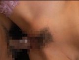 Mai Uzuki Asian beauty gets cum on titties after a hard fucking picture 107