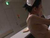 Hot Japanese nurse with natural tits enjoys steaming sex picture 63
