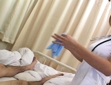 Erena Fujimori Asian nurse gives a hot blowjob picture 17