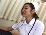 Erena Fujimori Asian nurse gives a hot blowjob picture 19