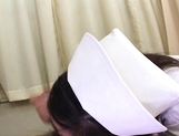 Erena Fujimori Asian nurse gives a hot blowjob picture 54